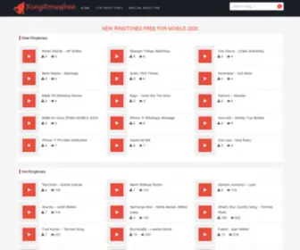 Ringtonesfree.mobi(Ringtonesfree mobi) Screenshot