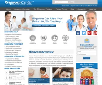 Ringwormcenter.com(Ringworm Can Affect Your Entire Life) Screenshot