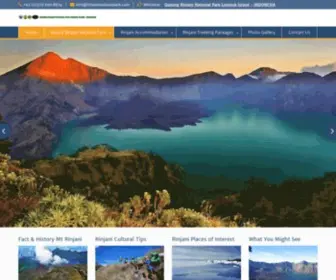 Rinjaninationalpark.com(Rinjani) Screenshot