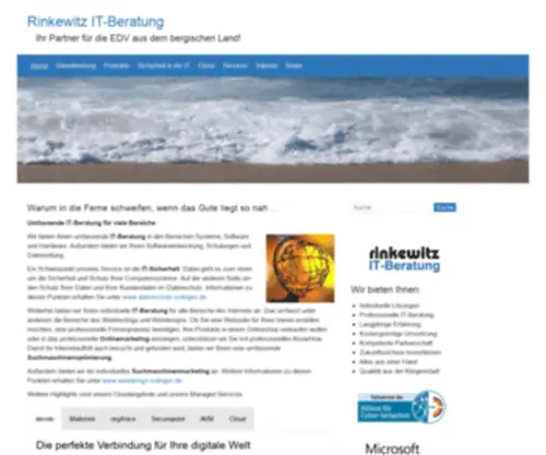 Rinkewitz.com(Startseite) Screenshot