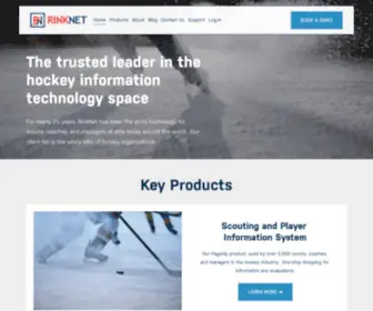 Rinknet.com(Hockey) Screenshot