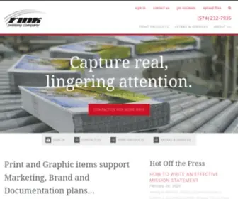 Rinkprinting.com(Successful communication) Screenshot