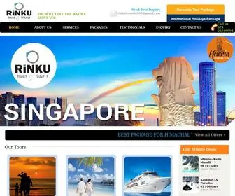 Rinkutravels.com(Rinku Tours & Travels) Screenshot