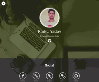 Rinkuyadav.com(Software Engineer) Screenshot