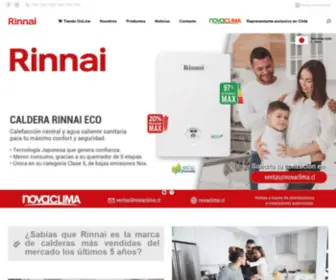 Rinnai.cl(Rinnai 100 años de calidad) Screenshot