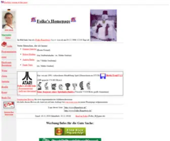 Rinneberg.de(Folke Rinnebergs Home) Screenshot