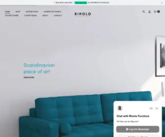 Rinolo.com(RINOLO Modern Scandinavian Design Furniture & Home Furnishing) Screenshot