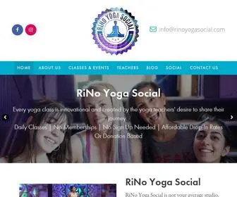 Rinoyogasocial.com(RiNo Yoga Social) Screenshot