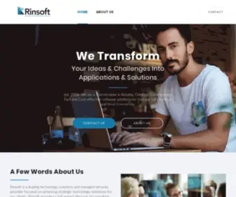 Rinsoft.com(Top-Rated Software Development Company in US) Screenshot