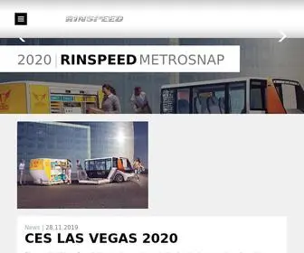 Rinspeed.eu(Rinspeed AG) Screenshot