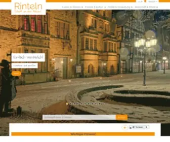 Rinteln.de(Rinteln im Weserbergland) Screenshot