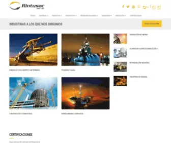 Rintusac.com(Radiadores Industriales Tubillas S.A.C) Screenshot