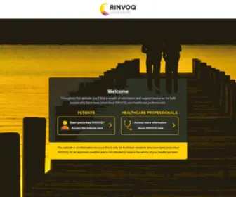 Rinvoq.com.au(This site) Screenshot