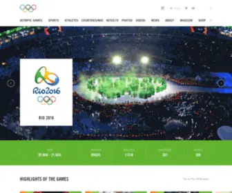 Rio2016.com(Rio 2016 Summer Olympics) Screenshot
