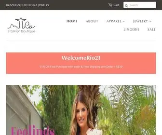 Riobrazilianboutique.com(Rio Brazilian Boutique) Screenshot