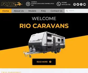 Riocaravans.com.au(Rio Caravans Australia) Screenshot