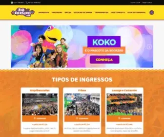 Riocarnaval.com(Riocarnaval) Screenshot