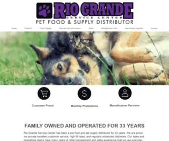 Riograndeservicecenter.com(Wholesale Pet Food Distributor in AZ) Screenshot