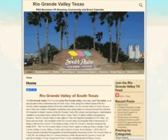 Riograndevalleytx.us(The Rio Grande Valley located in South Texas along the Rio Grande River) Screenshot
