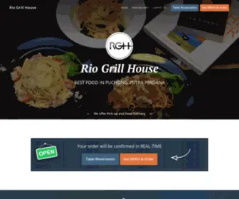 Riogrillhouse.com(Order Online for Takeaway / Delivery or Book a Table. Here at Rio Grill House) Screenshot