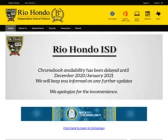 Riohondoisd.net(Rio Hondo ISD) Screenshot