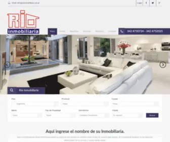 Rioinmobiliaria.com.ar(Rio Inmobiliaria) Screenshot