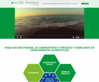 Riojanaturepharma.com(Laboratorio a terceros) Screenshot