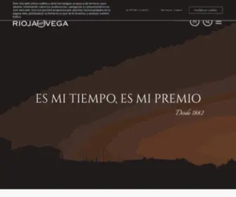 Riojavega.com(Bodega Rioja Vega) Screenshot