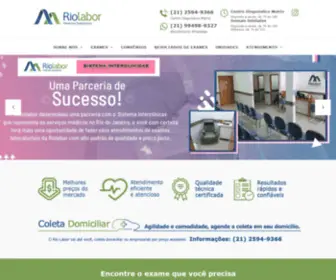 Riolabor.com.br(Laboratórios rio de janeiro) Screenshot