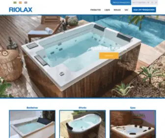 Riolax.com.br(Riolax Hidromassagens) Screenshot