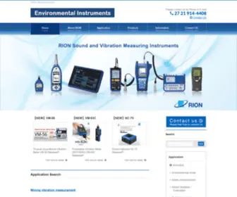 Rion-Southafrica.com(Environmental Instruments) Screenshot