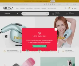 Rionaskincare.com(RIONA Skin Care) Screenshot