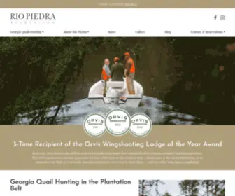 Riopiedraplantation.com(Quail Hunting Georgia) Screenshot