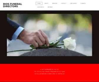 Riosfuneraldirectors.com(RIOS FUNERAL DIRECTORS) Screenshot