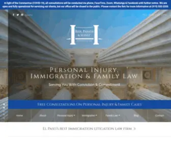 Riosparadalaw.com(Law Firm in El Paso) Screenshot