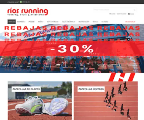 Riosrunning.com(Tienda Running) Screenshot