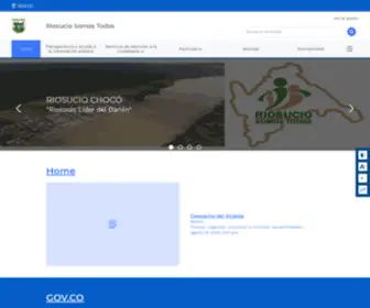 Riosucio-Choco.gov.co(Alcaldía) Screenshot