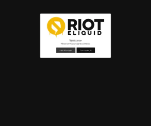 Rioteliquid.com(Riot E) Screenshot