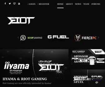 Riotgaming.co.uk(Riot Gaming) Screenshot