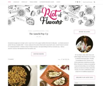 Riotofflavours.com(Riot of Flavours) Screenshot