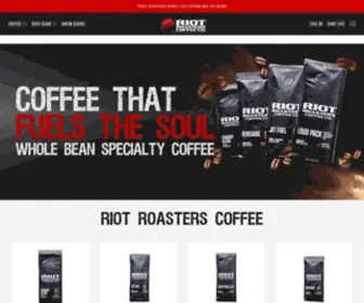 Riotroasters.com(Riot Roasters Coffee Co) Screenshot