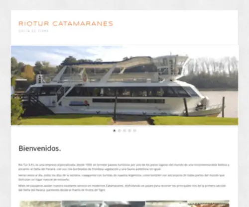 Rioturcatamaranes.com.ar(RioTur Catamaranes) Screenshot