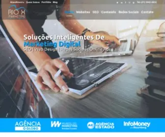 Rioxmarketing.com(Agência de Marketing Digital RJ) Screenshot