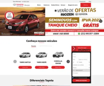 Riozen.com.br(Toyota) Screenshot