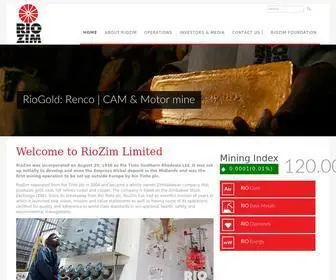 Riozim.co.zw(RioZim) Screenshot