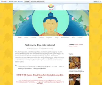 Ripa-International.com(Who we are) Screenshot
