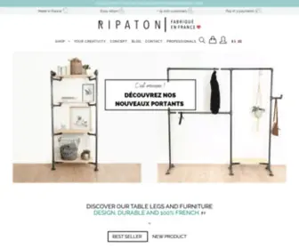 Ripaton.fr(Pieds de table & hairpin legs) Screenshot