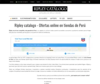 Ripleycatalogo.com(RIPLEY) Screenshot