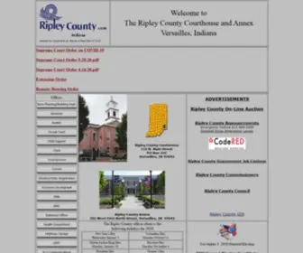 Ripleycounty.com(Ripley County Indiana) Screenshot