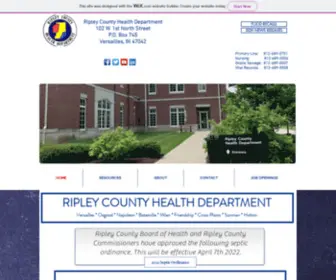 Ripleyhealth.com(Ripley Health Department) Screenshot